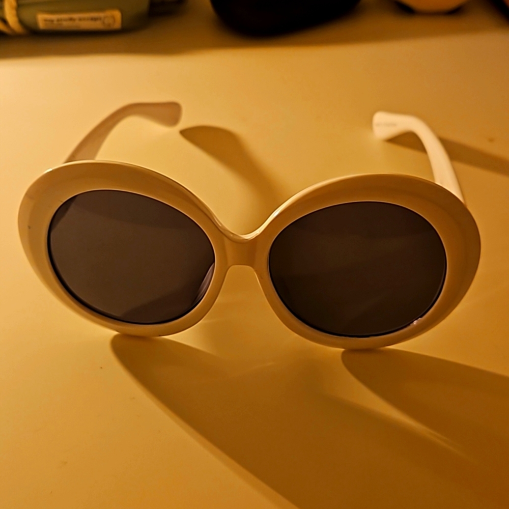 Urban Outfiters White Wonka Glasses